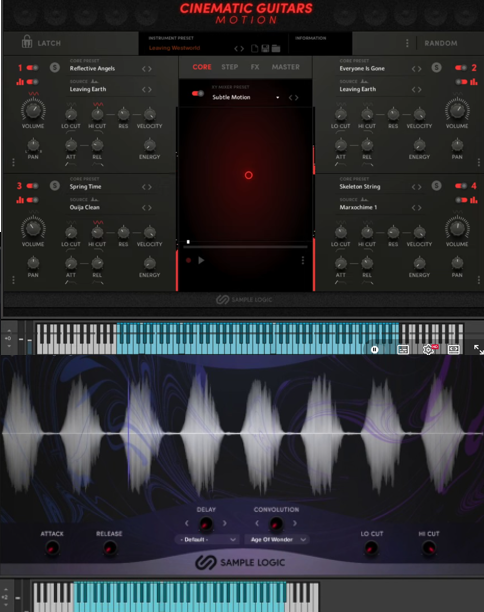 SAMPLE LOGIC CINEMATIC GUITARS IN MOTION+TRAILER XPRESSIONS